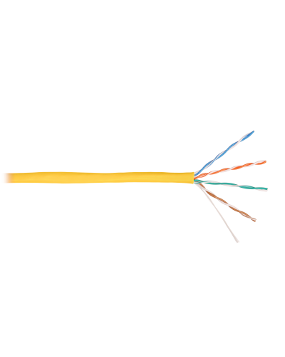 U/UTP 4pair, Cat5e, Solid, In, нг(А)-HF (NMC 9100C-YL). Кабель «витая пара» (LAN) для структурированных систем связи. NIKOMAX в Ангарске