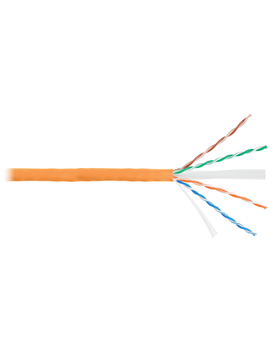 U/UTP 4pair, Cat6, Solid, In, нг(А)-HF (NMC 2140C-OR). Кабель «витая пара» (LAN) для структурированных систем связи. NIKOMAX в Ангарске
