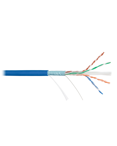 F/UTP 4pair, Cat6, Solid, In, нг(А)-HF (NMC 4240C-BL). Кабель «витая пара» (LAN) для структурированных систем связи. NIKOMAX в Ангарске