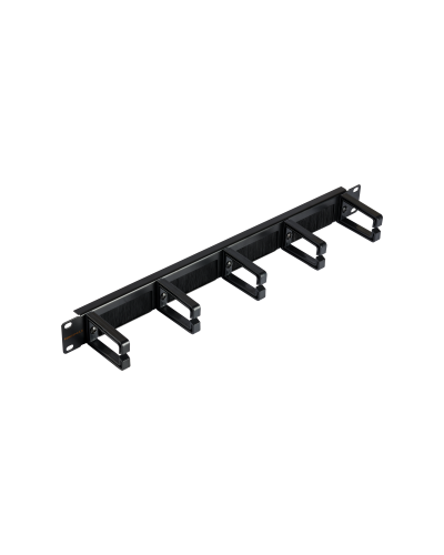 NMC-OP530HB-1U-BK-2 (2 шт). Кабельный органайзер 19 с щёточным вводом. NIKOMAX в Ангарске
