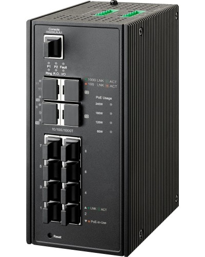 NIS-3500-3412PGE (64PY0804). Коммутатор управляемый с PoE. NSGate в Ангарске