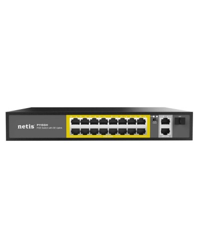 Netis P116GH. Коммутатор сетевой PoE неуправляемый. Netis в Ангарске