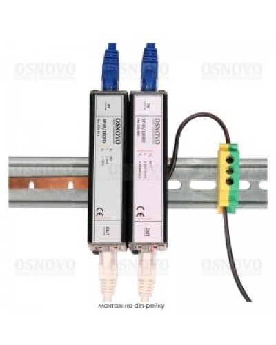 SP-IP/100D. Устройство грозозащиты цепей Ethernet. OSNOVO в Ангарске