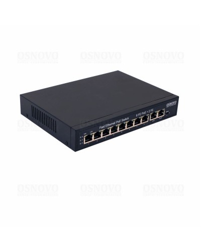 SW-21000(120W). Коммутатор 10-портовый  Fast Ethernet с PoE. OSNOVO в Ангарске