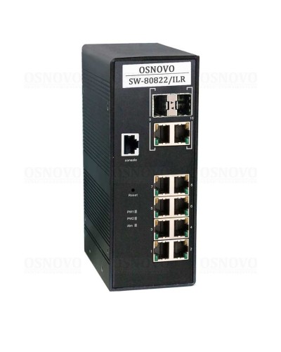 SW-80822/ILR. Коммутатор 10-портовый Gigabit Ethernet с PoE. OSNOVO в Ангарске