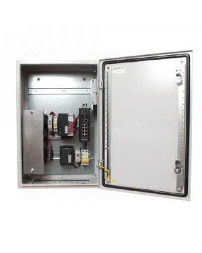OS-46TB1(SW-80802/ILS(port 90W)). Уличная станция с термостабилизацией и резервным питанием. OSNOVO в Ангарске