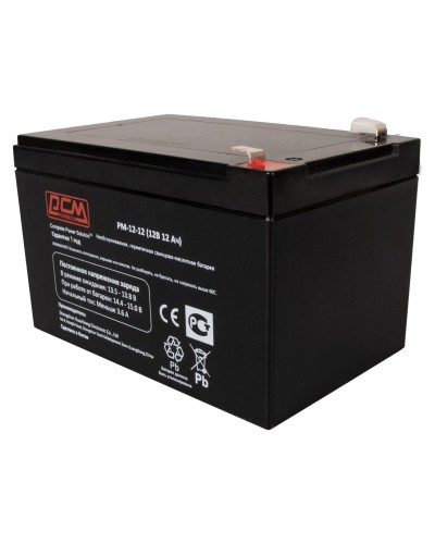 PM-12-12. Аккумулятор герметичный свинцово-кислотный. POWERCOM в Ангарске