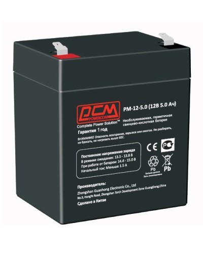 PM-12-5. Аккумулятор герметичный свинцово-кислотный. POWERCOM в Ангарске