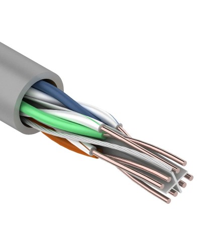 U/UTP 4PR 23AWG, CCA, CAT6, PVC, 305м. PROconnect (01-0047-3). Кабель «витая пара» (LAN) для структурированных систем связи. PROCONNECT в Ангарске