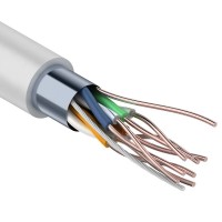 F/UTP Light, CAT 5, PVC, 4PR, 26AWG, INDOOR, SOLID, серый, 305м, PROconnect (01-0148). Кабель «витая пара» (LAN) для структурированных систем связи. PROCONNECT
