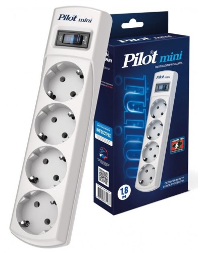 Pilot mini 1.8м. Сетевой фильтр. Pilot в Ангарске
