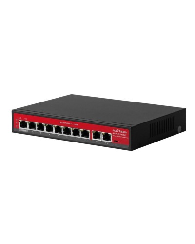 PND-08P-2G (120W). Коммутатор AI 10-портовый с функцией PoE. Polyvision в Ангарске