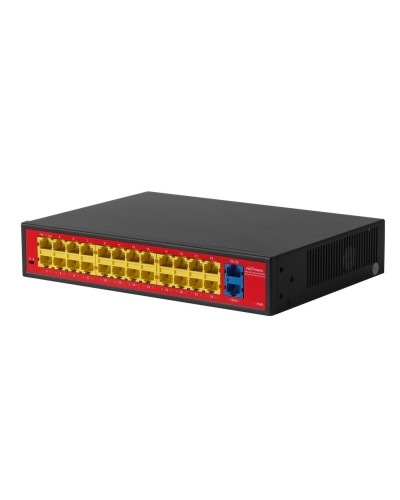 PND-24P-2G Lite (250W). Коммутатор неуправляемый 26-портовый с функцией PoE. Polyvision в Ангарске