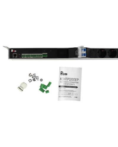 R-MC1-32-4x2S-2x3C13-2x2C19-A-1820-K. Блок силовых розеток с контроллером. REM в Ангарске
