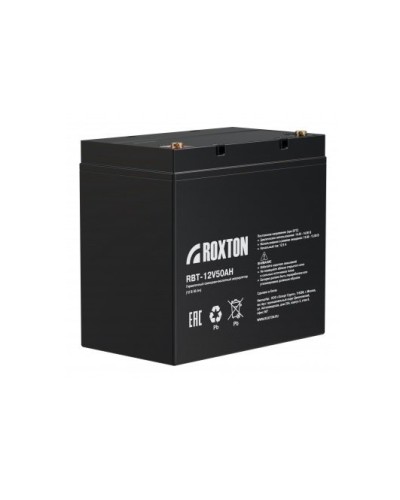 RBT-12V50AH. Аккумулятор герметичный свинцово-кислотный. ROXTON в Ангарске