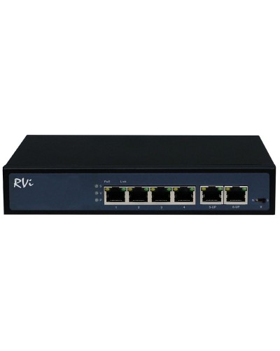 RVi-1NS04F-2T. Коммутатор с питанием по PoE. RVi в Ангарске