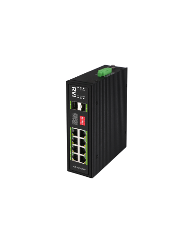RVi-1NSIM8GP-2S. Коммутатор с питанием по PoE. RVi в Ангарске
