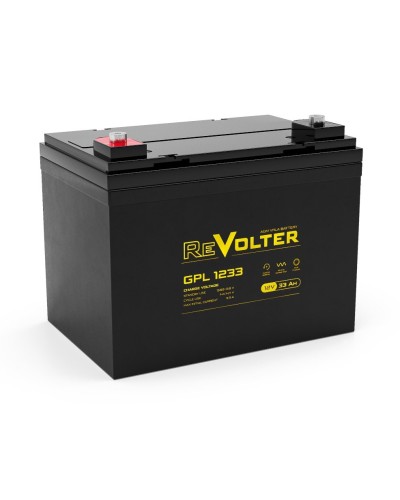 Revolter GPL 1233. Аккумулятор автомобильный герметичный свинцово-кислотный. Revolter в Ангарске