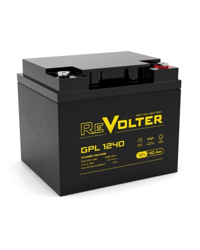 Revolter GPL 1240. Аккумулятор автомобильный герметичный свинцово-кислотный. Revolter в Ангарске