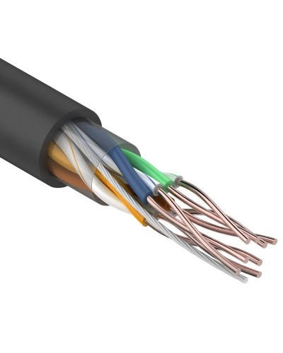 U/UTP 4PR 24AWG CAT5e 305м OUTDOOR REXANT (01-0045). Кабель «витая пара» (LAN) для структурированных систем связи. Rexant в Ангарске