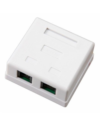 Розетка компьютерная внешняя, 2-порта RJ-45 (8P8C), UTP CAT 6 REXANT (03-0136): Розетка RJ-45 в Ангарске