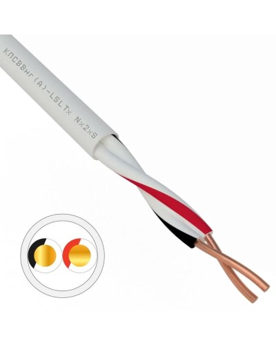КПСВВнг(А)-LSLTx 1х2х0,75 REXANT (01-4871). Кабель для систем передачи данных пониженной пожароопасности c низким дымо- и газовыделением, с низкой токсичностью продуктов горения. Rexant в Ангарске