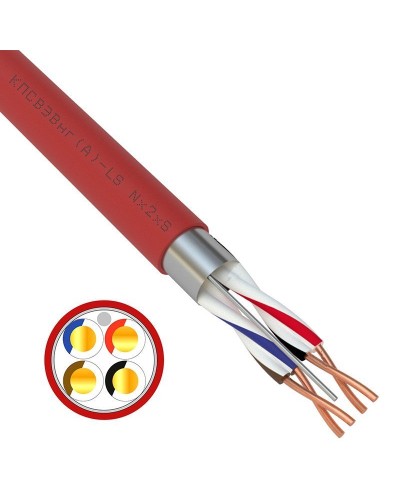 КПСВЭВнг(А)-LS 2х2х1,5 (01-4868-1)(REXANT). Кабель для систем пожарной и охранной сигнализации. Rexant в Ангарске
