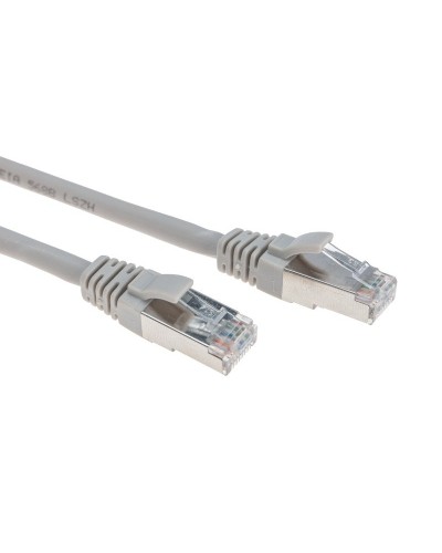 Патч-корд S/FTP CAT 6A (10G), RJ45-RJ45, 28AWG, LSZH, серый, 1м REXANT (02-0390-1). Патч-корд медный. Rexant в Ангарске