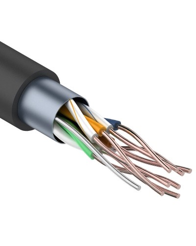 F/UTP 4PR 24AWG CAT5e 305м OUTDOOR REXANT (01-0146). Кабель «витая пара» (LAN) для структурированных систем связи. Rexant в Ангарске