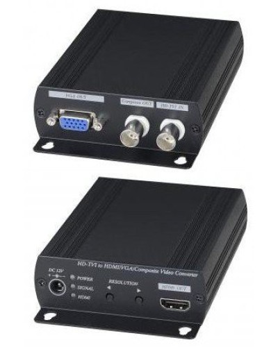 AD001HD4. Преобразователь-разветвитель AHD/HDCVI/HDTVI в HDMI/VGA/CVBS. SC&T в Ангарске