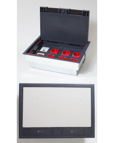 Люк на 8 постов (45х45), металл/пластик, с металлической коробкой, IP40 (300009). Люк. SPL в Ангарске