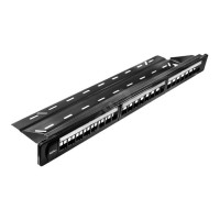 Модульная патч-панель 19", под 24 модуля Keystone, UTP, 1U (10-0401): Модульная патч-панель под 24 модуля, UTP, 1U