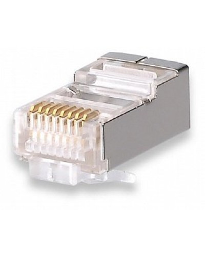 Коннекторы 8P8C FTP Cat.5e 3U (RJ-45) (100шт) (10-0201). Разъем RJ-45. SUPRLAN в Ангарске