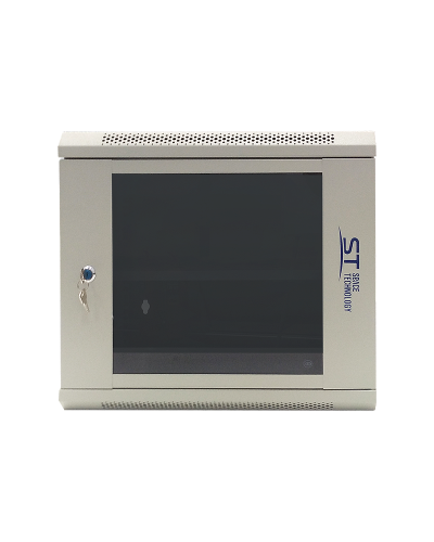 ST-NC9U600 (серый) С ПОЛКОЙ. Шкаф телекоммуникационный 19 настенный 9U. Space Technology в Ангарске