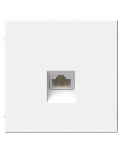 ArtGallery розетка RJ45, кат. 6Е, скрытой установки, механизм, белый (GAL000186). Розетка компьютерная. Systeme Electric в Ангарске