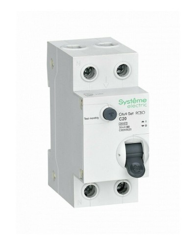 City9 Set 1P+N С 20А 4.5kA 30мА A 230В (C9D55620). Автоматический выключатель дифференциального тока. Systeme Electric в Ангарске