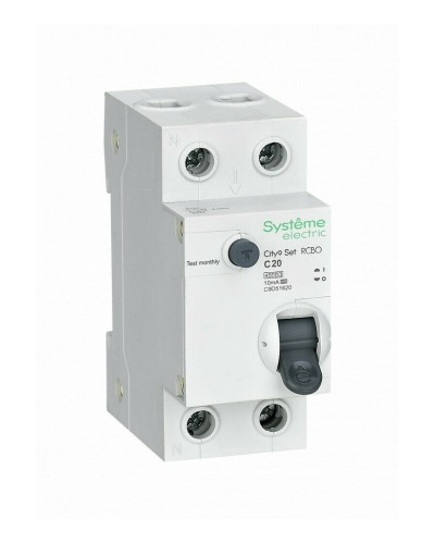 City9 Set 1P+N С 20А 4.5kA 10мА A 230В (C9D51620). Автоматический выключатель дифференциального тока. Systeme Electric в Ангарске