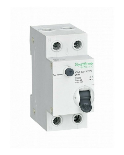 City9 Set 1P+N С 25А 4.5kA 10мА A 230В (C9D51625). Автоматический выключатель дифференциального тока. Systeme Electric в Ангарске