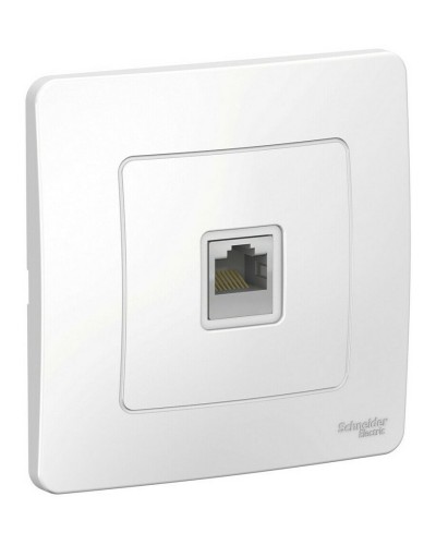 BLANCA розетка RJ45 1-местная, кат. 5Е, скрытой установки, белый (BLNIS045001). Розетка компьютерная. Systeme Electric в Ангарске