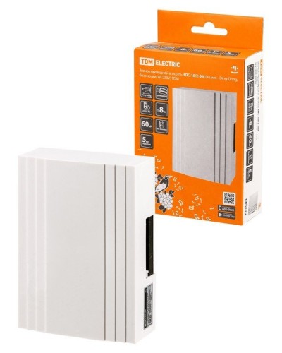 ЗПС-10/2-ЭМ, эл.мех - Ding-Dong, без кнопки, AC 230V (SQ1901-0046). Звонок проводной. TDM ЕLECTRIC в Ангарске