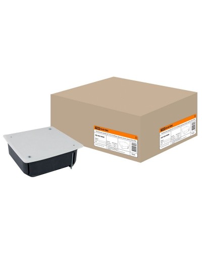 Распаячная коробка СП 115х115х45мм, крышка, метал. лапки, IP20, TDM (SQ1403-0008). Распаячная коробка СП. TDM ЕLECTRIC в Ангарске