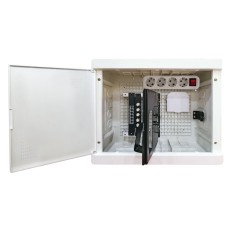 БМ-ВП-01, 420х320х150, ТВх4, ТФх5, 2 сетевых модуля, колодка питания (SQ0915-0201). Бокс мультимедийный. TDM ЕLECTRIC