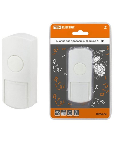 КП-01 (SQ1901-0019). Кнопка для проводных звонков. TDM ЕLECTRIC в Ангарске