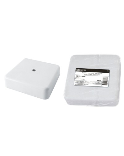 Коробка КР 100х100х29 ОП белая, IP40 (SQ1401-0907). Распаячная коробка. TDM ЕLECTRIC в Ангарске