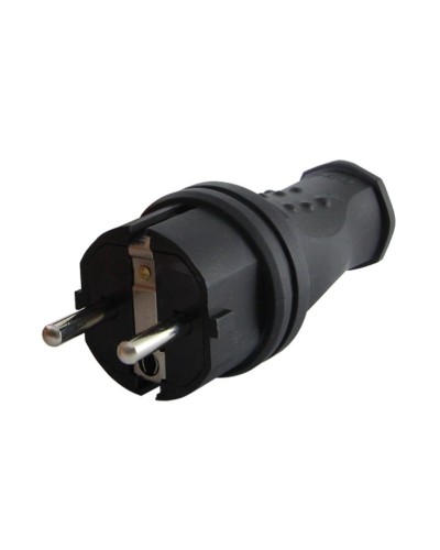 Вилка прямая 2Р+РЕ 16А 250В IP44 (SQ0612-0031). Вилка прямая каучук. TDM ЕLECTRIC в Ангарске