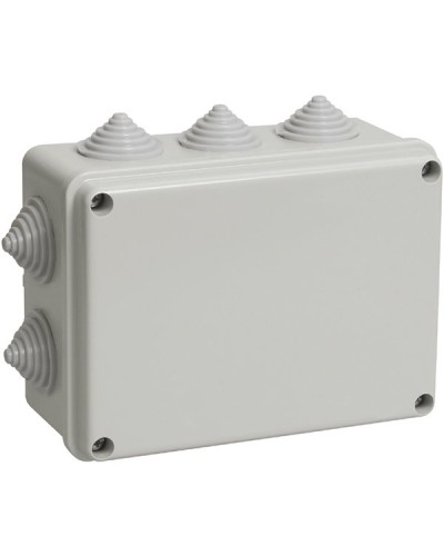 Коробка ОП 150х110х70мм, крышка, IP44, 10 гермовводов (SQ1401-1241). Распаячная коробка. TDM ЕLECTRIC в Ангарске