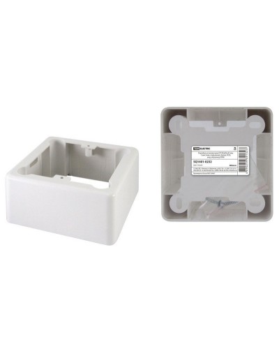 Коробка установочная ОП 85х85х42мм, 1-местная, подъемная, белая, IP20 TDM (SQ1401-0232). Коробка установочная ОП. TDM ЕLECTRIC в Ангарске