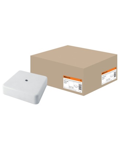 Коробка КР 100х100х29 ОП белая, IP40 (SQ1401-0207). Распаячная коробка. TDM ЕLECTRIC в Ангарске