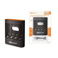 Зарядное устройство 36044 (3600mA 4слота АА/ААА 4 кан.USB) (SQ1702-0100). Зарядное устройство. TDM ЕLECTRIC