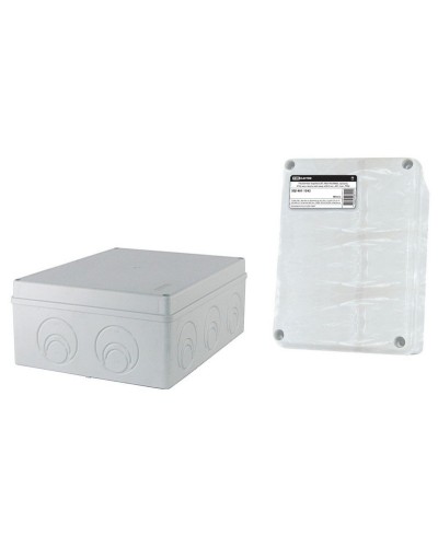 Коробка ОП 240х195х90мм, крышка, IP55, кабельные вводы d28-3шт, d37-2шт (SQ1401-1272). Распаячная коробка. TDM ЕLECTRIC в Ангарске